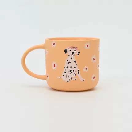 Gift Dog Mug-orange