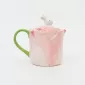 Floral Bunny Mug with Lid