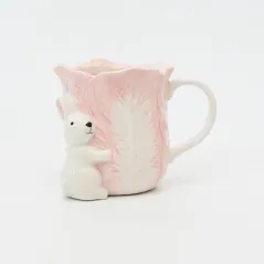Vegetable Bunny Mug-pink