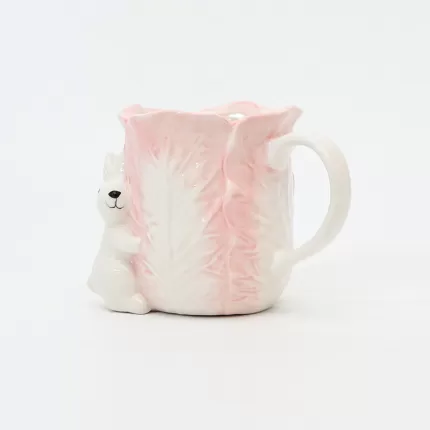 Vegetable Bunny Mug-pink