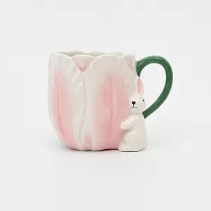 Vegetable Rabbit Mug-pink
