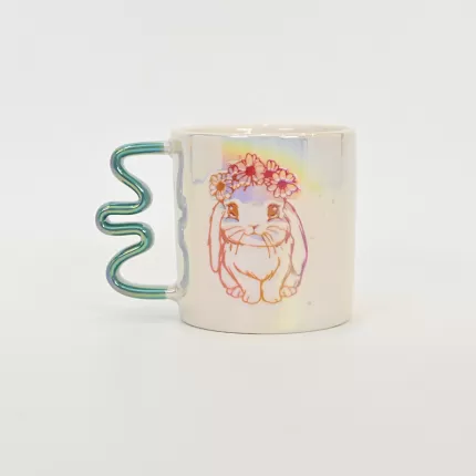 Blossom and Bunny Mug-3