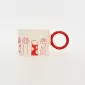 Languid Cat Paw Mug-red