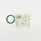 Languid Cat Mug-green