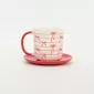 Bow Melody Cup&Saucer-red