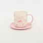 Bow Girl Cup&Saucer-pink