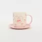 Bow Girl Cup&Saucer-pink
