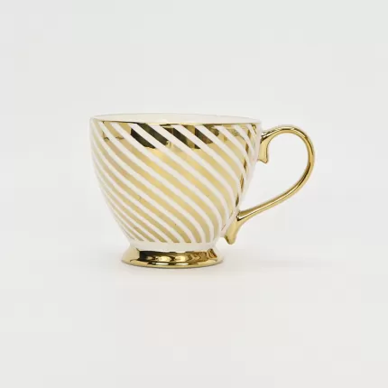 Gold Spiral Mug