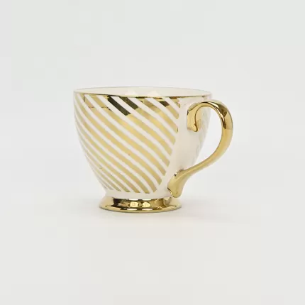 Gold Spiral Mug