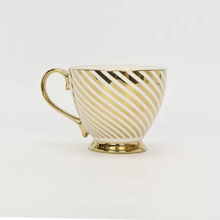Gold Spiral Mug