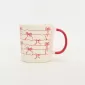 Bow Melody Mug-red