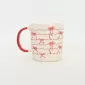 Bow Melody Mug-red