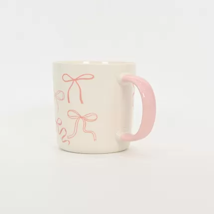 Bow Mug-pink
