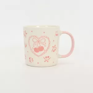 Bow Girl Mug-pink