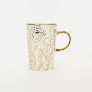 Gleaming Floral Mug-1