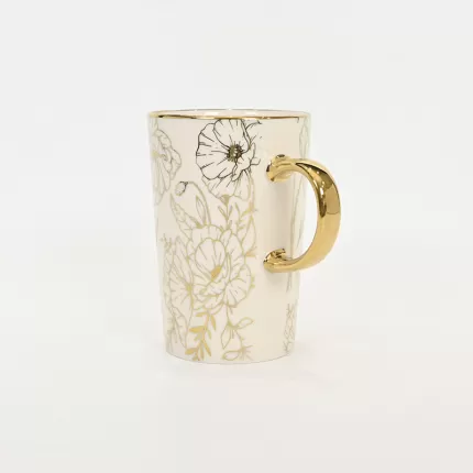 Gleaming Floral Mug-1