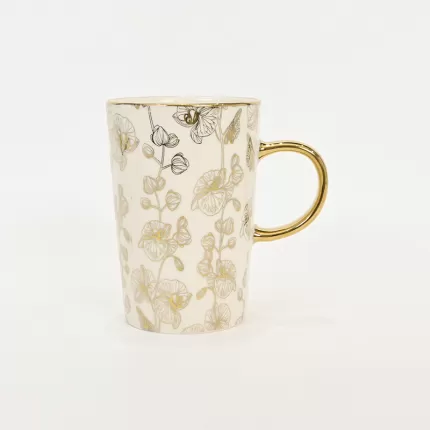 Gleaming Floral Mug-4