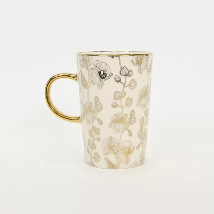 Gleaming Floral Mug-4
