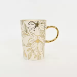 Gleaming Floral Mug-5