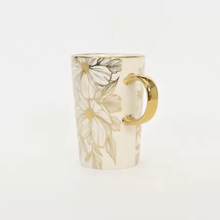 Gleaming Floral Mug-5