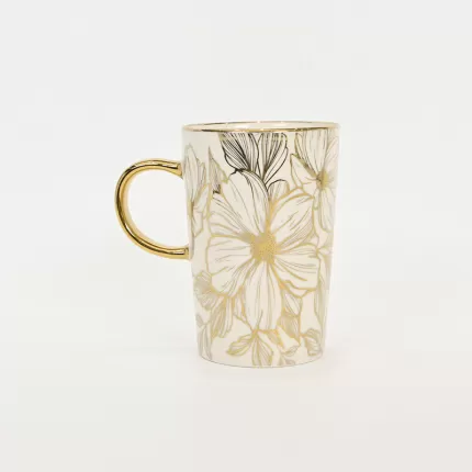 Gleaming Floral Mug-5