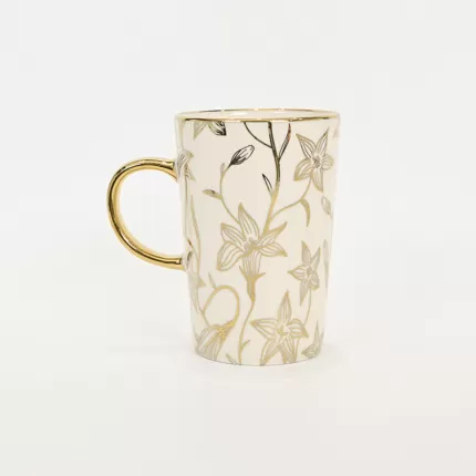 Gleaming Floral Mug-6