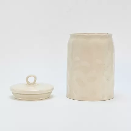 In the Breeze · Embossed Jar-white