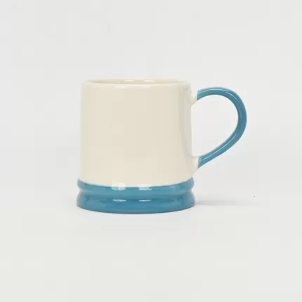 Striped Dachshund Mug-blue
