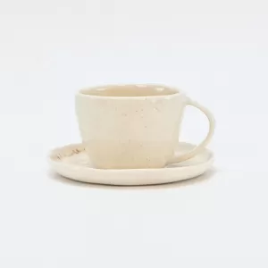 In the Breeze · Embossed Cup&Saucer-white