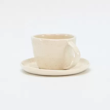 In the Breeze · Embossed Cup&Saucer-white