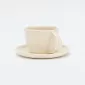 In the Breeze · Embossed Cup&Saucer-white