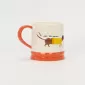 Sweater Dachshund Mug-orange
