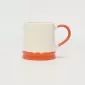 Heart Sweater Dachshund Mug–orange