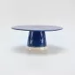 In the Lake · Embossed Cake Stand-blue&white