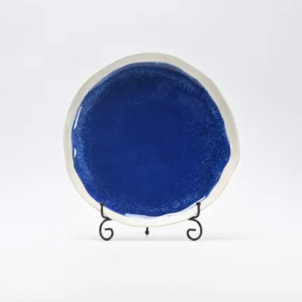 In the Lake · Embossed Plate-blue&white-1