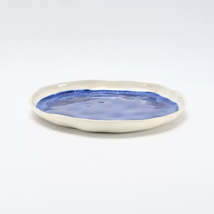 In the Lake · Embossed Plate-blue&white-1