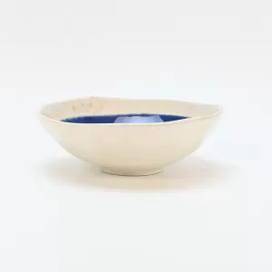 In the Lake · Embossed Bowl-blue&white-4
