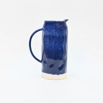 In the Lake · Embossed Vase-blue&white