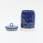 In the Lake · Embossed Jar-blue&white
