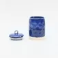 In the Lake · Embossed Jar-blue&white-2