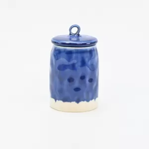 In the Lake · Embossed Jar-blue&white-3