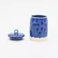 In the Lake · Embossed Jar-blue&white-3
