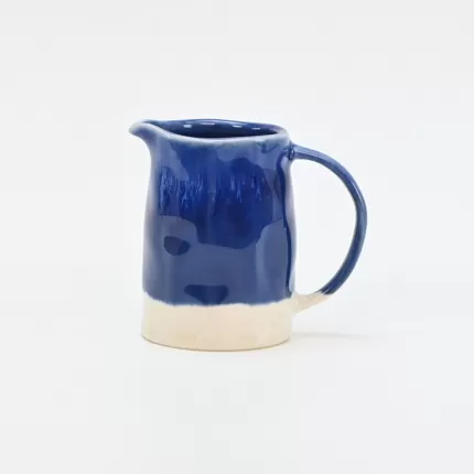In the Lake · Embossed Sugar Bowl-blue&white