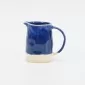 In the Lake · Embossed Sugar Bowl-blue&white