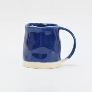 In the Lake · Embossed Mug-blue&white-1