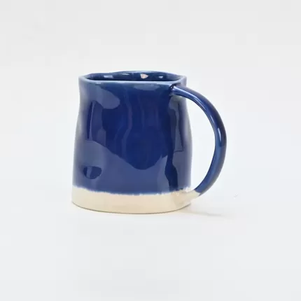 In the Lake · Embossed Mug-blue&white-1