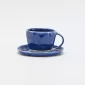 In the Lake · Embossed Cup&Saucer-blue&white