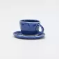 In the Lake · Embossed Cup&Saucer-blue&white