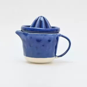 In the Lake · Embossed Juicer Cup-blue&white
