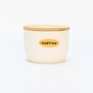 Coffee Storage Jar with Wood Lid
